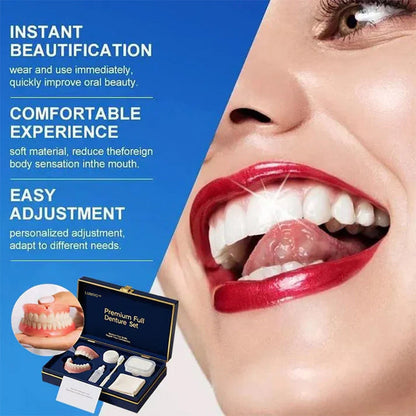 🌎Ends Today: 70% OFF! ⏰LUMIVO™ Medical Full Denture with Strong Suctiond🦷Obtain American Dental Association (ADA) Certification