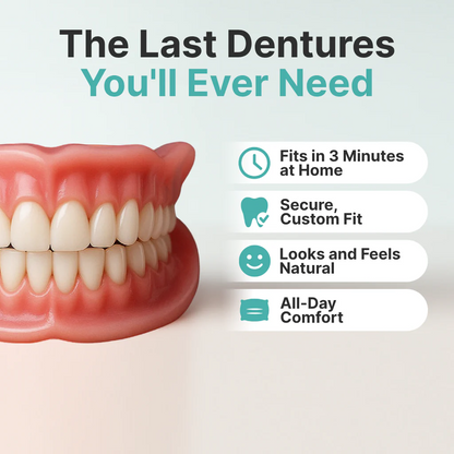 🌎Ends Today: 70% OFF! ⏰LUMIVO™ Medical Full Denture with Strong Suctiond🦷Obtain American Dental Association (ADA) Certification