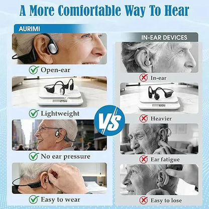 🌎Ends Today: 70% OFF!⏰👂Revitalize your ears again💖 💥 LIMITED TIME OFFER!🔥Bone Conduction Smart Hearing Aid Bluetooth Earphones